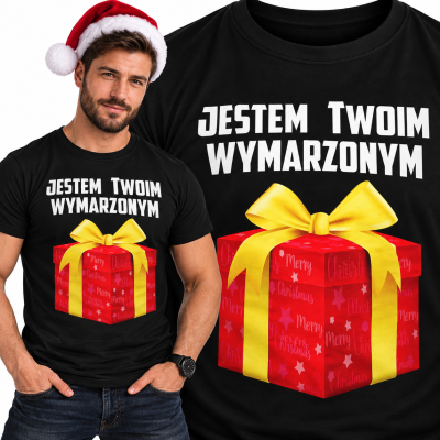 KOSZULKA ŚWIĄTECZNA JESTEM TWOIM WYMARZONYM